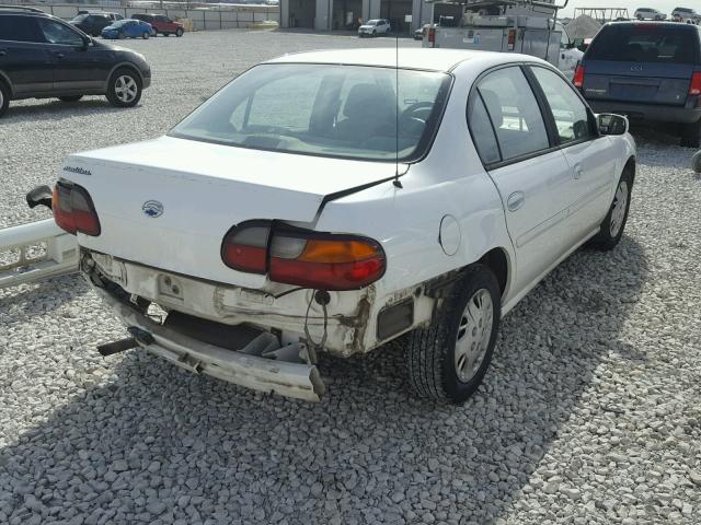 1G1ND52M2WY139766 - 1998 CHEVROLET MALIBU WHITE photo 4