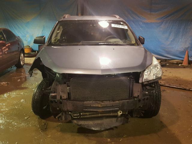 1GNER13DX9S116668 - 2009 CHEVROLET TRAVERSE L TURQUOISE photo 9