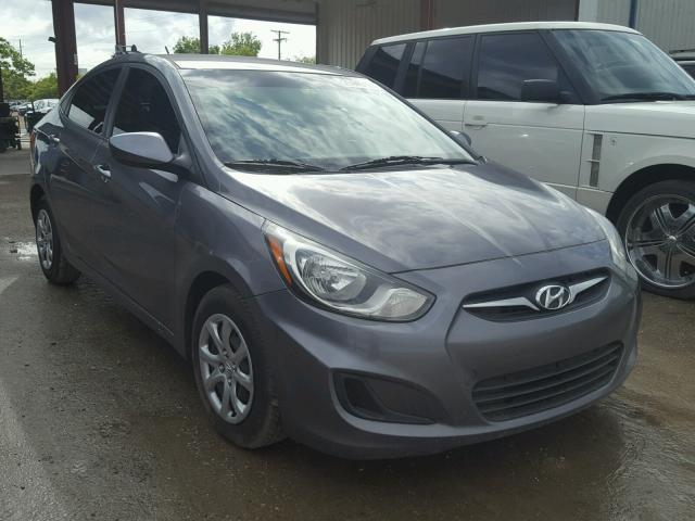 KMHCT4AE6EU758507 - 2014 HYUNDAI ACCENT GLS GRAY photo 1