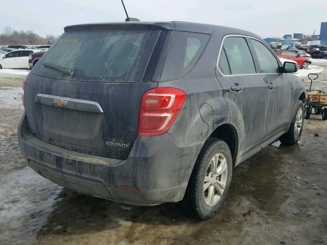 2GNALBEKXG6185801 - 2016 CHEVROLET EQUINOX LS GRAY photo 4