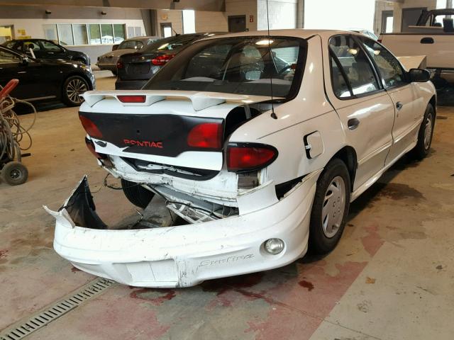 1G2JB524227396653 - 2002 PONTIAC SUNFIRE SE WHITE photo 4