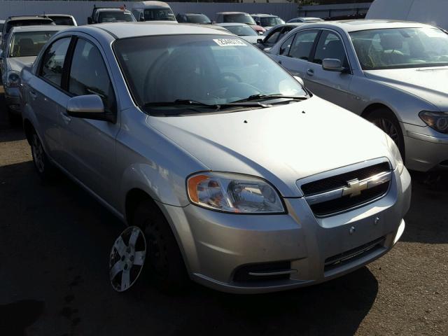 KL1TD5DE6BB126012 - 2011 CHEVROLET AVEO LS SILVER photo 1