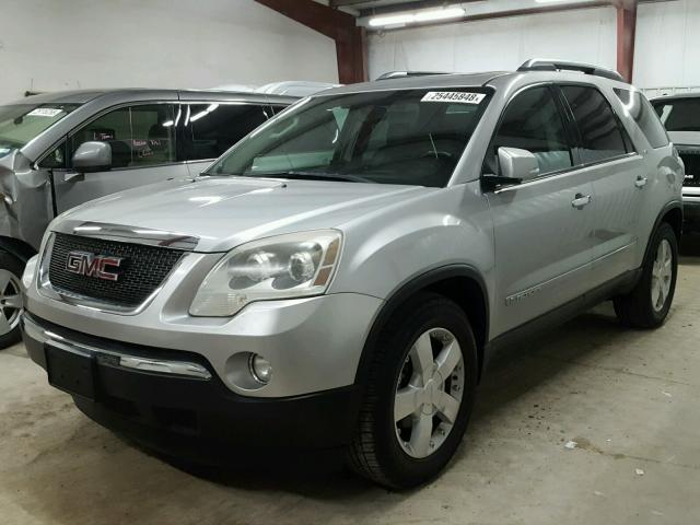 1GKER33738J142990 - 2008 GMC ACADIA SLT SILVER photo 2