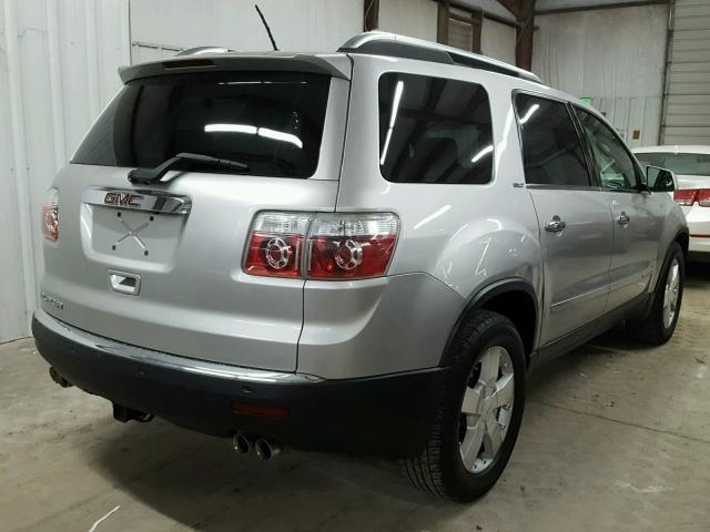 1GKER33738J142990 - 2008 GMC ACADIA SLT ვერცხლისფერი ფოტო 4
