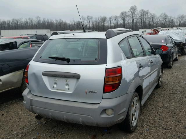 5Y2SL65877Z403996 - 2007 PONTIAC VIBE SILVER photo 4