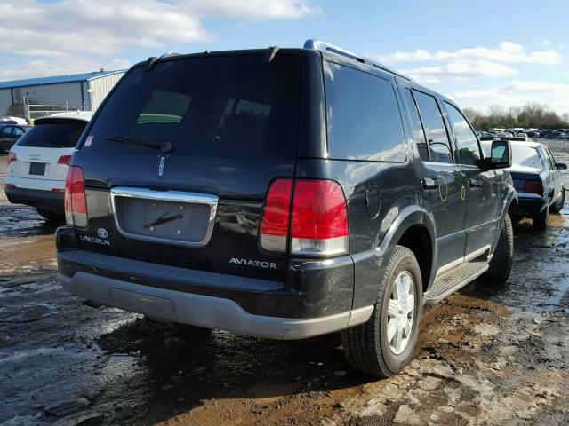 5LMEU88H54ZJ20986 - 2004 LINCOLN AVIATOR BLACK photo 4