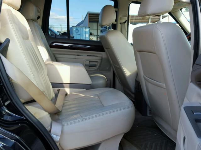 5LMEU88H54ZJ20986 - 2004 LINCOLN AVIATOR 黑色 照片 6