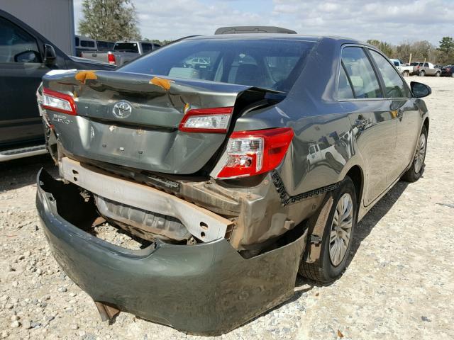 4T1BF1FK8EU765393 - 2014 TOYOTA CAMRY L GREEN photo 4