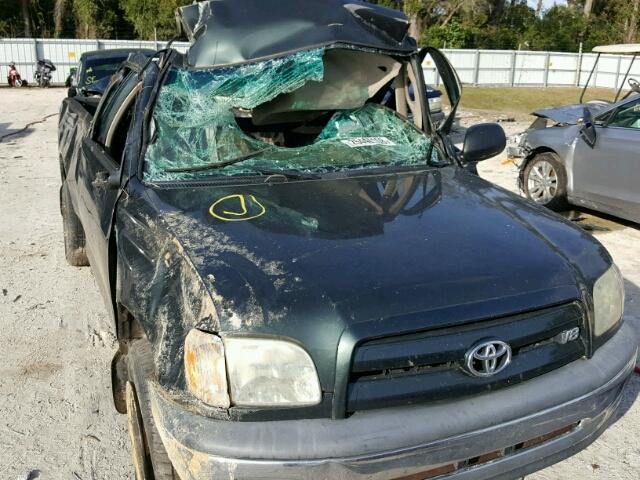 5TBKT42196S484973 - 2006 TOYOTA TUNDRA GREEN photo 9