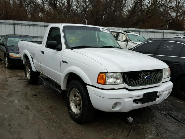 1FTYR11U62PB68249 - 2002 FORD RANGER WHITE photo 1