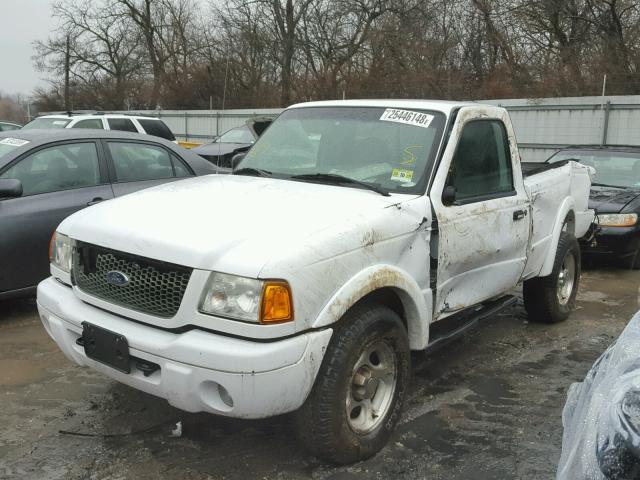 1FTYR11U62PB68249 - 2002 FORD RANGER WHITE photo 2