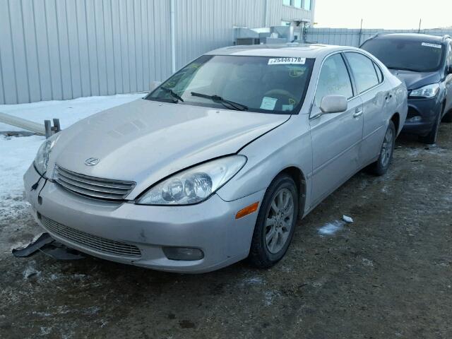 JTHBA30G245034601 - 2004 LEXUS ES 330 GRAY photo 2