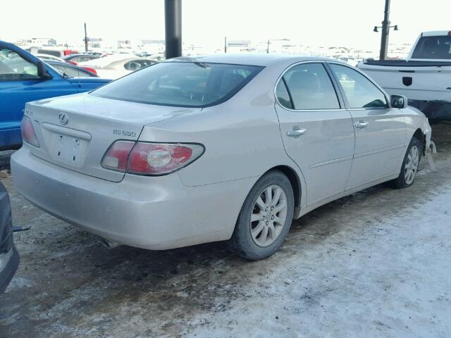 JTHBA30G245034601 - 2004 LEXUS ES 330 GRAY photo 4