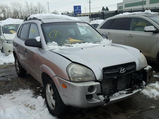 KM8JM12B36U313327 - 2006 HYUNDAI TUCSON GL SILVER photo 1