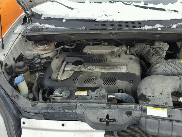 KM8JM12B36U313327 - 2006 HYUNDAI TUCSON GL SILVER photo 7