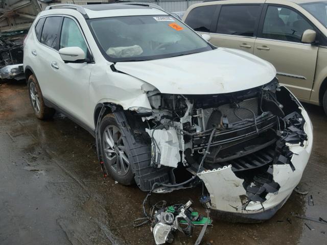 5N1AT2MV2FC795844 - 2015 NISSAN ROGUE S WHITE photo 1