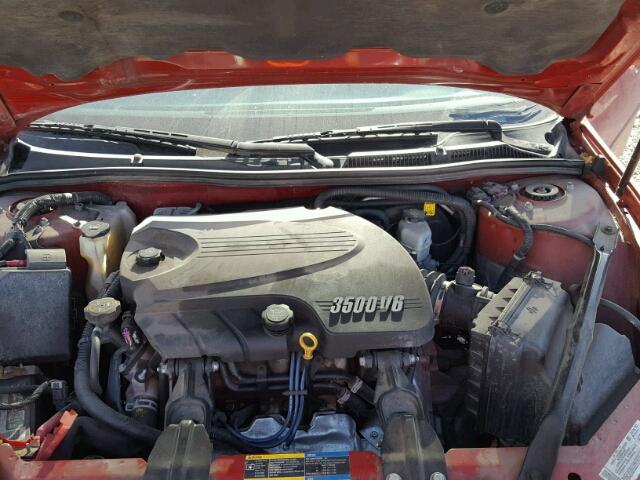 2G1WT58KX79323324 - 2007 CHEVROLET IMPALA LT RED photo 7