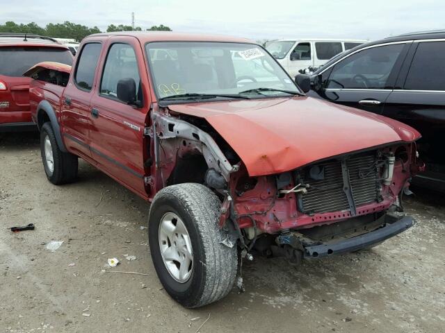 5TEGN92N63Z177833 - 2003 TOYOTA TACOMA DOU RED photo 1