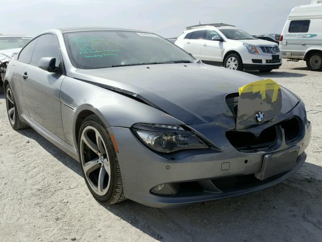 WBAEA53589CV92215 - 2009 BMW 650 I GRAY photo 1