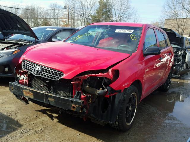 2T1KR32E54C318376 - 2004 TOYOTA COROLLA MA RED photo 2