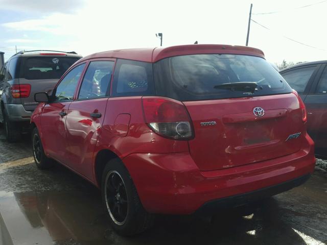 2T1KR32E54C318376 - 2004 TOYOTA COROLLA MA RED photo 3