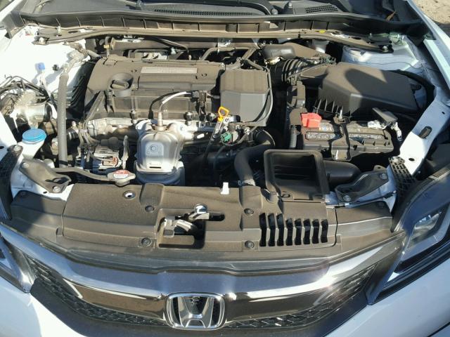 1HGCT1B89GA000419 - 2016 HONDA ACCORD EXL WHITE photo 7