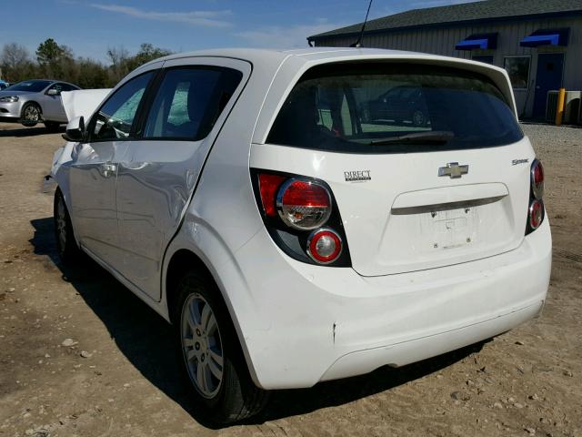 1G1JA6SHXC4142272 - 2012 CHEVROLET SONIC LS WHITE photo 3