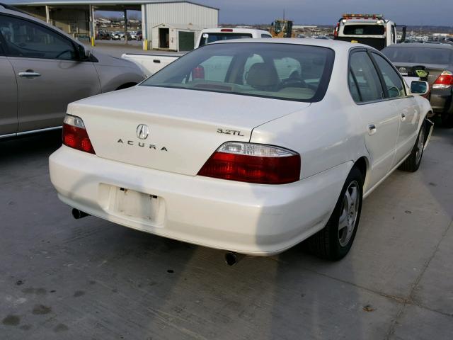 19UUA56602A032291 - 2002 ACURA 3.2TL WHITE photo 4