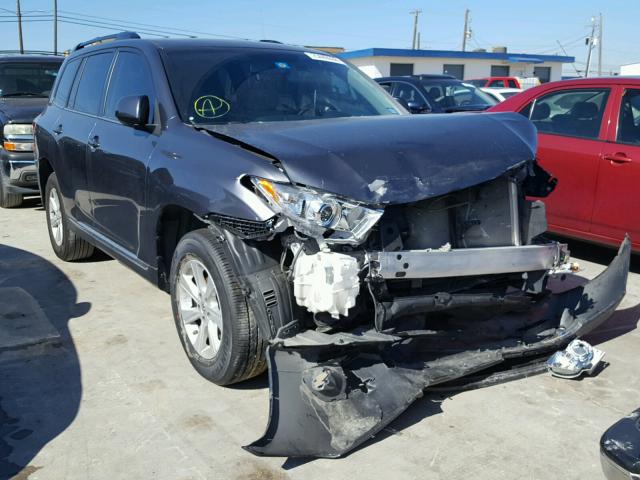 5TDZK3EH4DS141321 - 2013 TOYOTA HIGHLANDER GRAY photo 1