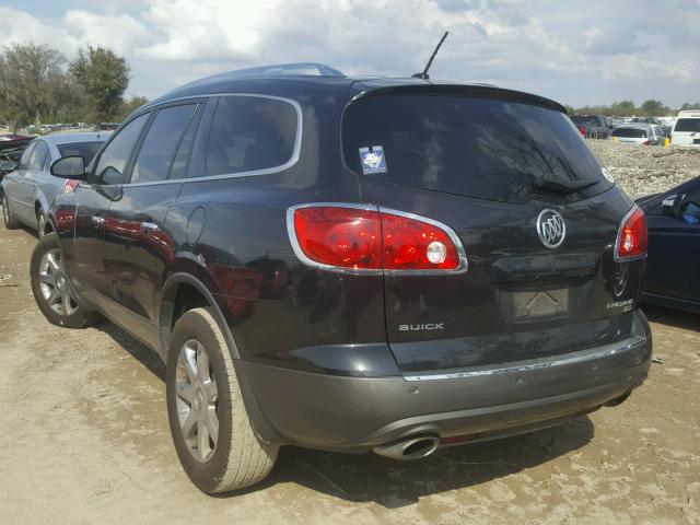 5GAER23768J237793 - 2008 BUICK ENCLAVE CX BLACK photo 3