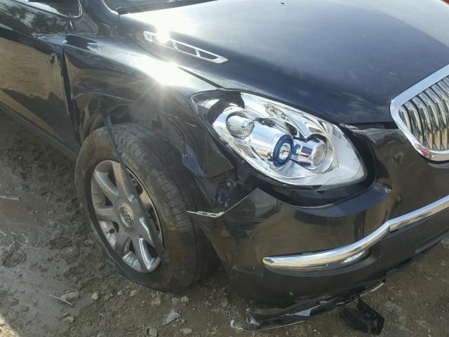 5GAER23768J237793 - 2008 BUICK ENCLAVE CX BLACK photo 9