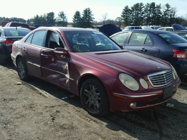 WDBUF82J54X161511 - 2004 MERCEDES-BENZ E 320 4MAT BURGUNDY photo 1