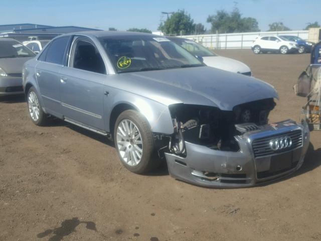 WAUDF78E16A242255 - 2006 AUDI A4 2.0T QU GRAY photo 1