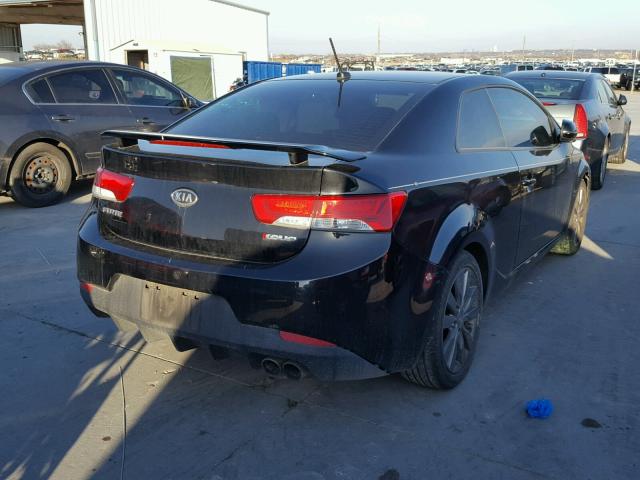 KNAFW6A32C5481197 - 2012 KIA FORTE SX BLACK photo 4