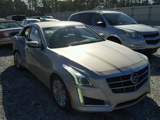 1G6AR5SXXE0134249 - 2014 CADILLAC CTS LUXURY GOLD photo 1