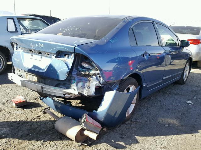 1HGFA16847L144137 - 2007 HONDA CIVIC EX ლურჯი ფოტო 4