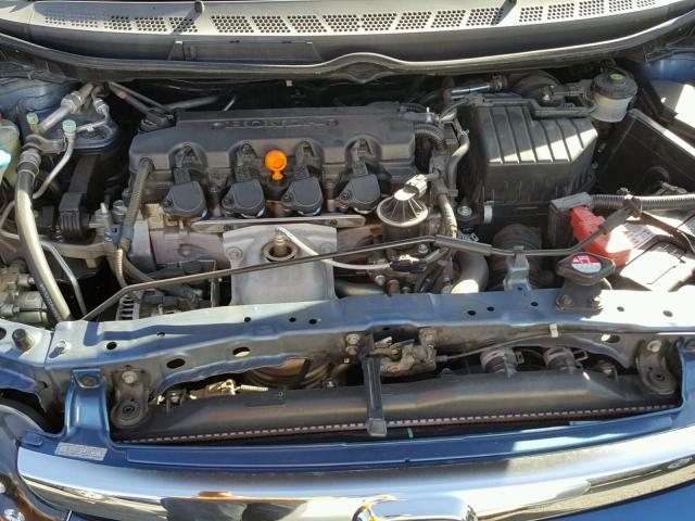 1HGFA16847L144137 - 2007 HONDA CIVIC EX BLUE photo 7