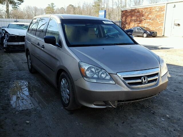 5FNRL38296B108472 - 2006 HONDA ODYSSEY LX TAN photo 1