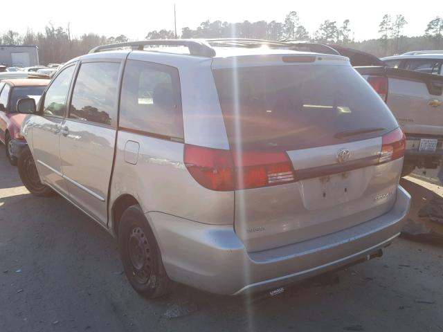 5TDZA23C45S242428 - 2005 TOYOTA SIENNA CE TAN photo 3