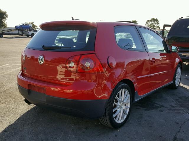 WVWFV71KX6W070728 - 2006 VOLKSWAGEN NEW GTI RED photo 4