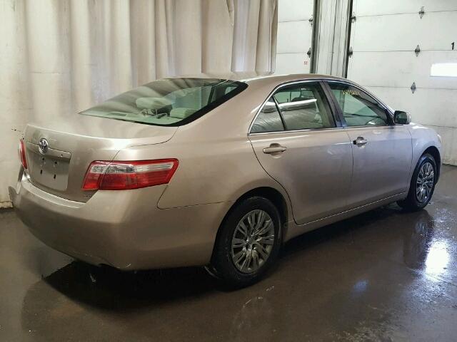 4T4BE46K48R018906 - 2008 TOYOTA CAMRY CE TAN photo 4