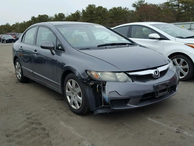 2HGFA1F50AH551351 - 2010 HONDA CIVIC LX GRAY photo 1