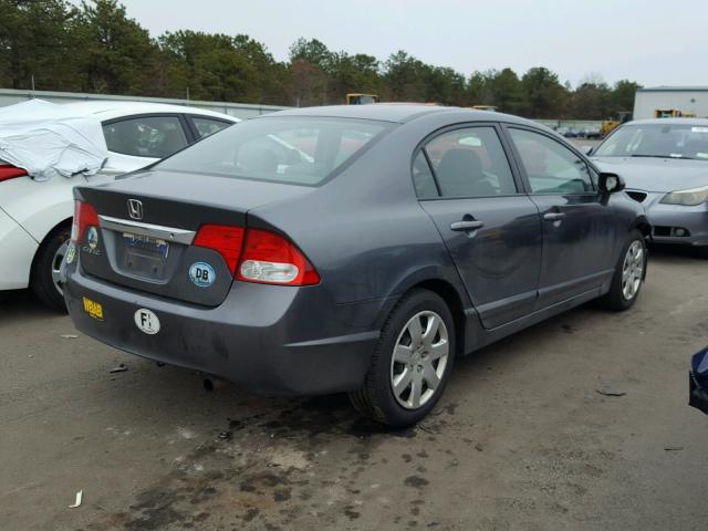 2HGFA1F50AH551351 - 2010 HONDA CIVIC LX GRAY photo 4