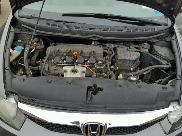 2HGFA1F50AH551351 - 2010 HONDA CIVIC LX GRAY photo 7