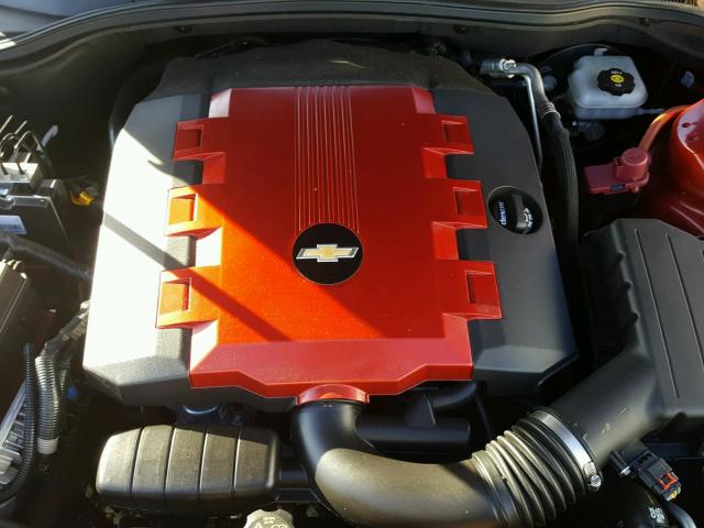 2G1FA1E37E9198985 - 2014 CHEVROLET CAMARO LS RED photo 7