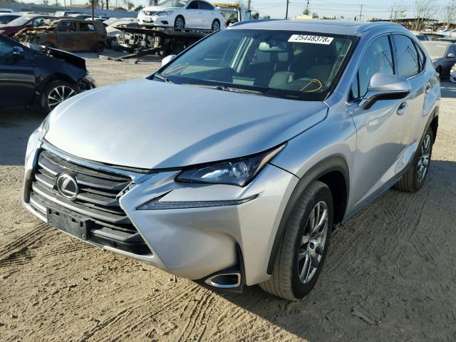 JTJYARBZ3G2025955 - 2016 LEXUS NX 200T SILVER photo 2