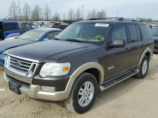 1FMEU74E56UB00312 - 2006 FORD EXPLORER E BROWN photo 2