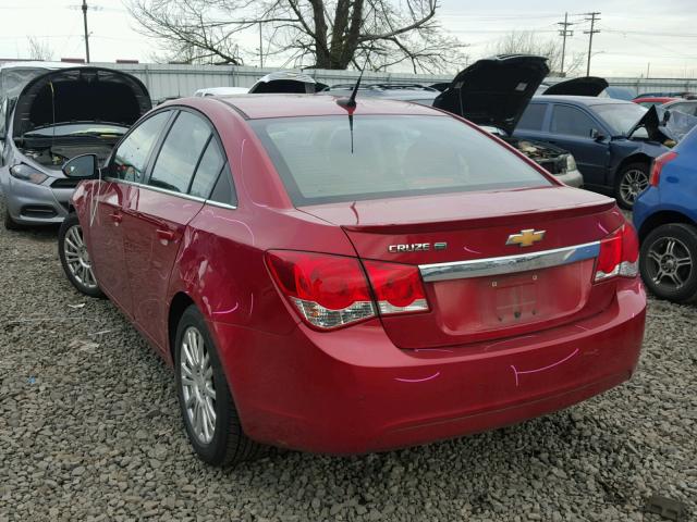 1G1PK5SC6C7386991 - 2012 CHEVROLET CRUZE ECO RED photo 3