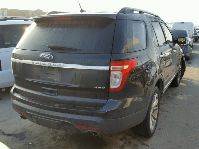 1FM5K8D86EGA64228 - 2014 FORD EXPLORER X BLACK photo 4