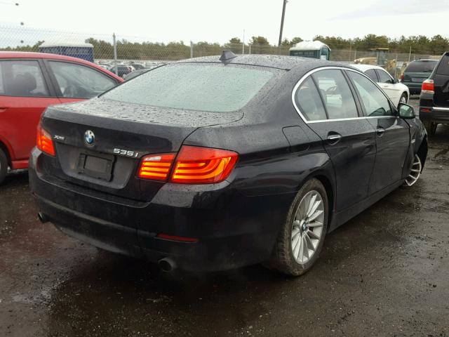 WBAFU7C51BC870241 - 2011 BMW 535 XI BLACK photo 4